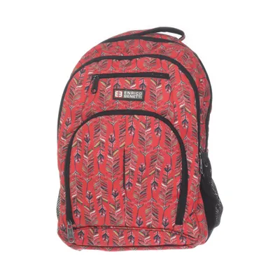 Backpack (Red, Multicolored) from Enrico Benetti