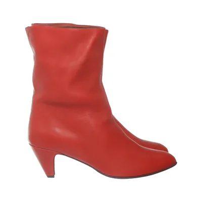 Bottes à talons (Rouge) de Anonymous Copenhagen Cuir