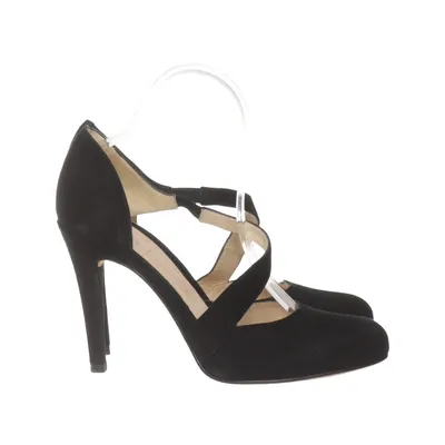 High heels (Black) from Unisa Leather
