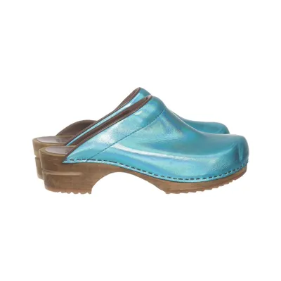Clogs (Blue) from Sanita Leather
