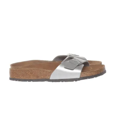 Slip-ins (Zilver) van Birkenstock Leer
