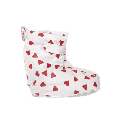 Tofflor (Vit, Röd) från Åhléns Dun, Fjädrar