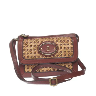 Handbag (Brown, Beige) from Fossil
