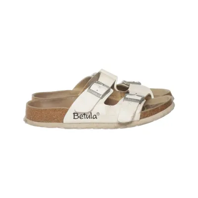 Mules (Blanc) de Betula Cuir