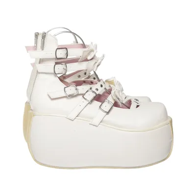 Chaussure compensées (Violet-45) de Demonia Polyuréthane