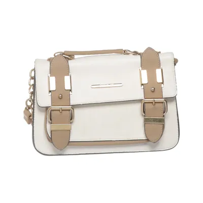 Skuldertaske (Hvid, Beige) fra River Island Polyurethan