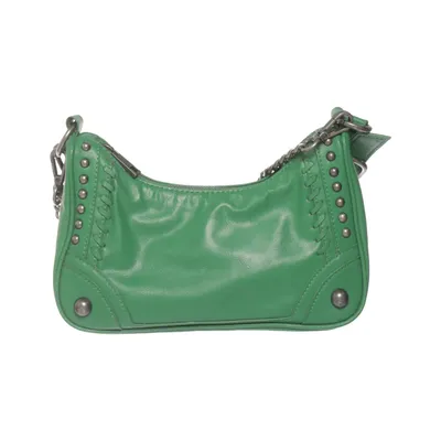 Skuldertaske (Grøn) fra Zara Polyester, Polyurethan