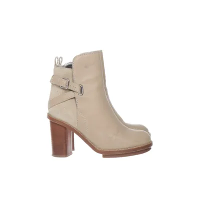 Heeled boots (Beige) from Acne Leather