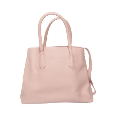 Sac à main (Rose) de Åhléns Polyester, Polyuréthane