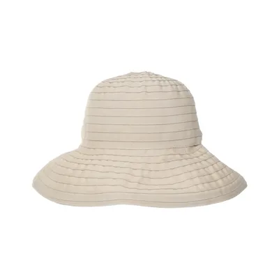Sun hat (Beige) from Loevenich Cotton, Polyester