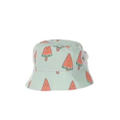 Bucket hat (Green, Multicolored) from Lindex Cotton