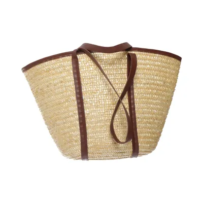 Strandväska (Beige, Brun) från Mr Accessories London Polyester, Polyuretan