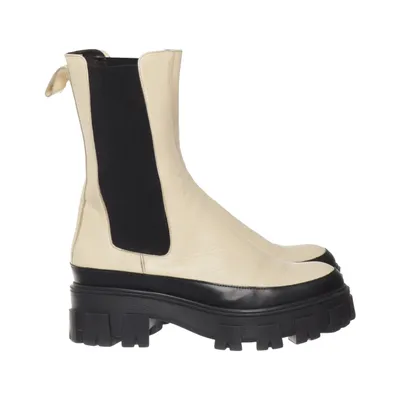 Chelsea boots (Beige, Black) from Billi Bi Leather
