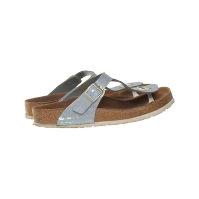 Flipflop (Blå, Silverfärgad) från Birkenstock Skinn
