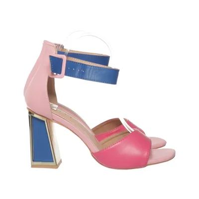 Højhælede sandaler (Pink, Blå, Guld) fra Seastar Blue