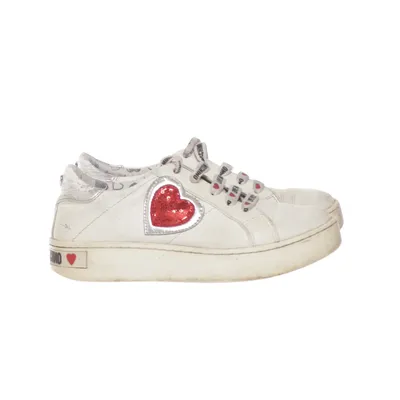 Baskets (Blanc, Argent, Rouge) de Love Moschino