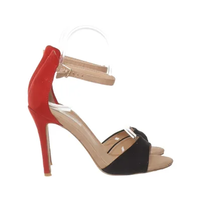 Højhælede sandaler (Rød, Sort, Beige) fra Kayla