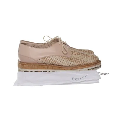 Derby shoes (Beige) from Pertini Leather