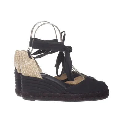 Chaussure compensées (Bleu, Beige) de Castañer