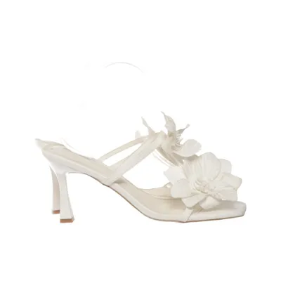 Mules (White) from PrettyLittleThing