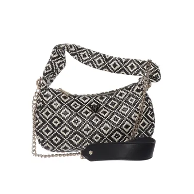 Axelremsväska (Svart, Vit) från Guess Polyuretan