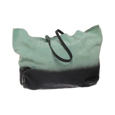 Handtasche (Grün, Schwarz) von Zara Accessories Leder, Polyester