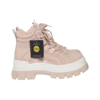 Laced boots (Pink, White) from Buffalo Polyester