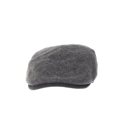Newsboy cap (Gray, Black) from Theo Wormland Acrylic, Cotton, Wool
