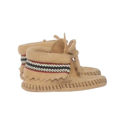 Chaussons pour bébé (Beige, Multicolore) de Minnetonka Cuir