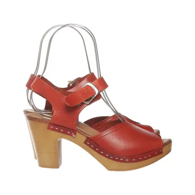 Clogs (Red) from Chicas Leather