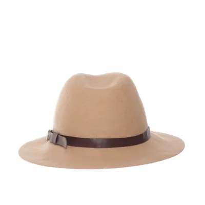 Fedorahatt (Beige) Ull