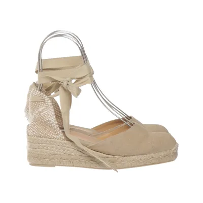 Chaussure compensées (Beige) de Castañer