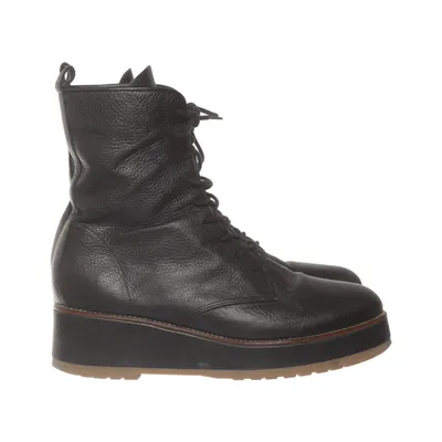 Bottes à lacets (Noir) de Reschia Cuir