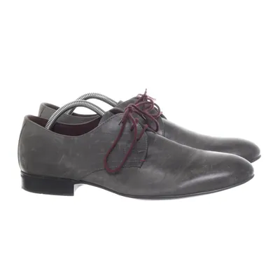 Derby shoes (Gray) from Borelli Leather