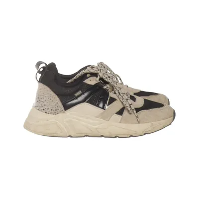 Baskets (Noir, Beige) de Poelman