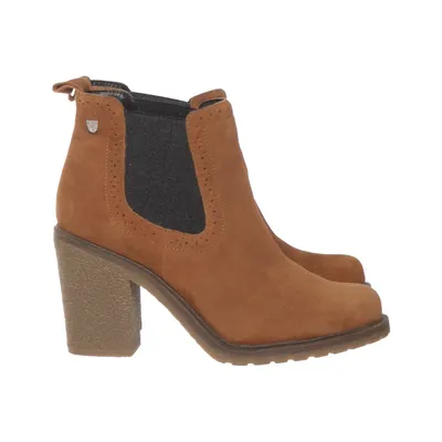 Heeled boots (Brown) from FACE Leather