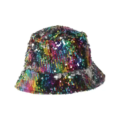 Bucket hat (holographic bucket hat, iridescent hat, metallic look hat, sequin cap, embellished hat, glitter cap, sparkle bucket, flashy hat, showstopper hat, statement accessory, festival outfit accessory, rave outfit, clubbing outfit, party wear hat, disco outfit, dancewear accessory, stage outfit, performance wear y2k fashion, 2000s style, retro streetwear, urban style, street fashion, hype fashion, edgy outfit, bold style, maximalist fashion, dopamine dressing, colorful outfit summer hat, beach hat, vacation outfit, holiday style, festival season, coachella style, boho festival, ibiza style, nightlife outfit unisex fashion, womens fashion, mens fashion, gender neutral style, oversized vibe, casual cool, trendy accessory, must have accessory, fashion statement sparkle aesthetic, glam aesthetic, rave aesthetic, festival aesthetic, eye catching accessory, unique fashion piece)
