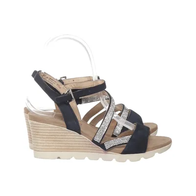 Chaussure compensées (Bleu) de Caprice
