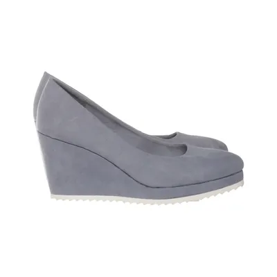 Chaussure compensées (Bleu) de Sprox Cuir