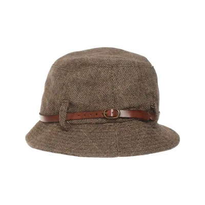 Bucket hat (Brown) from Massimo Dutti Woman Acrylic, Polyester, Wool