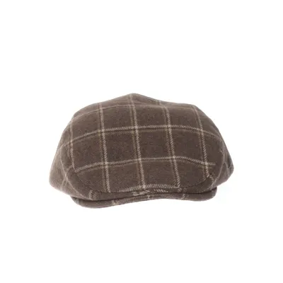 Platte pet (Bruin) van Milano Polyester, Wol