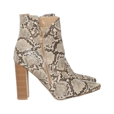 Heeled boots (Beige, Multicolored) from Raid