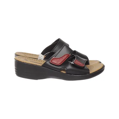 Slip-ins (Zwart, Rood) van TopWay Leer