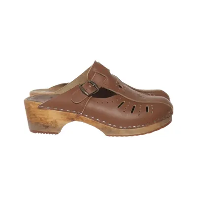 Clogs (Brown) from Alstermo Toffeln Leather