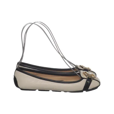 Ballerinasko (Beige, Sort) fra Michael Kors Læder