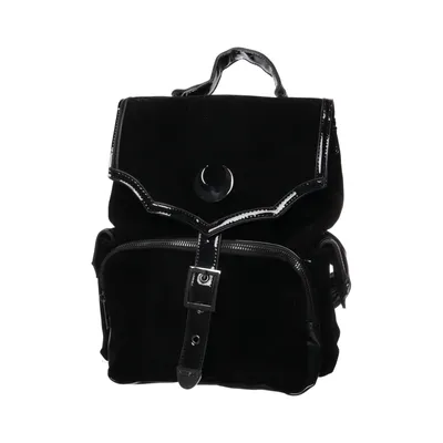 Backpack (Black) from Killstar Polyester, Polyurethane