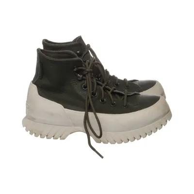 Schnürstiefel (Grün) von Converse Leder