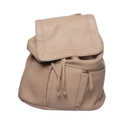 Backpack (Beige) from SIX Polyester, Polyurethane