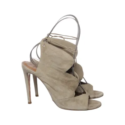 Sandales à talons hauts (Beige) de Aquazzura Cuir