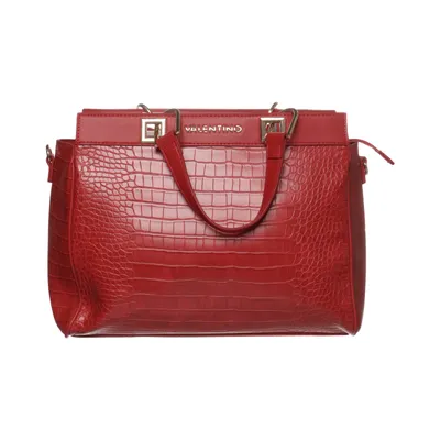 Handbag (Red) from Mario Valentino Polyester, Polyurethane